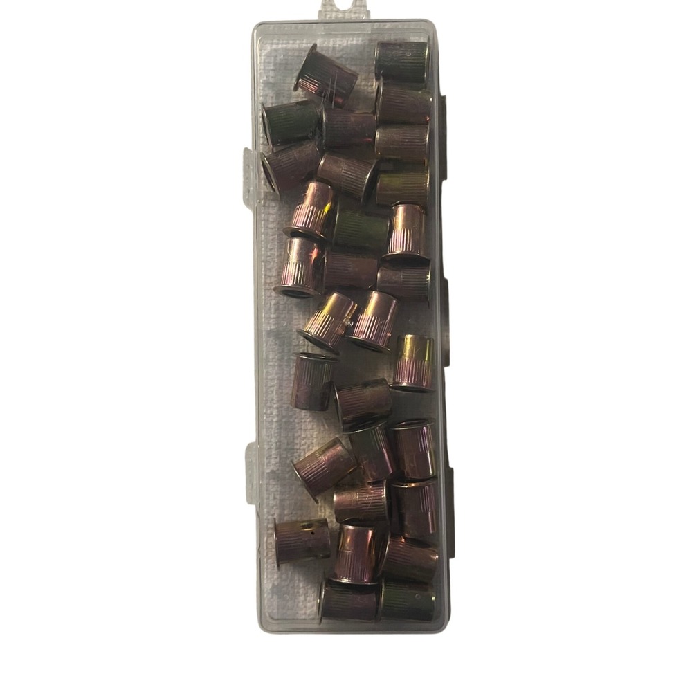 30pcs 3/8 16 Rivet Nuts‎ Assortment Kit Steel Threaded Inserts